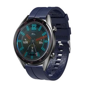 Strap-it Huawei Watch GT extreme silicone band (donkerblauw)