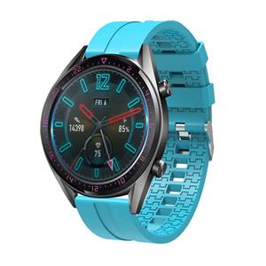 Strap-it Huawei Watch GT extreme silicone band (lichtblauw)