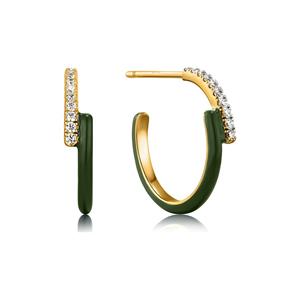 Ania Haie Oorknopjes E031-04G-G Zilver 925