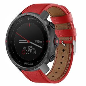 Strap-it Polar Grit X Pro leren bandje (rood)