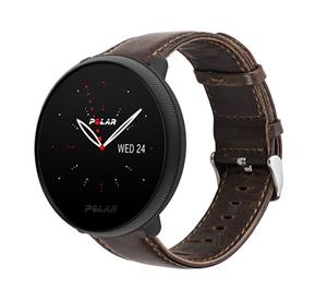Strap-it Polar Ignite 3 leren bandje (donkerbruin)