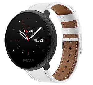 Strap-it Polar Ignite 3 leren bandje (wit)