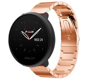 Strap-it Polar Ignite 3 metalen bandje (roségoud)