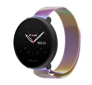 Strap-it Polar Ignite 3 Milanese bandje (regenboog)