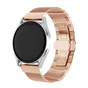 Strap-it Polar Ignite 3 stalen Milanese bandje (roségoud)