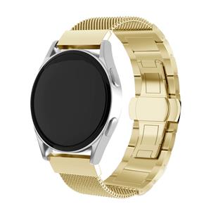 Strap-it Polar Ignite 3 stalen Milanese bandje (goud)