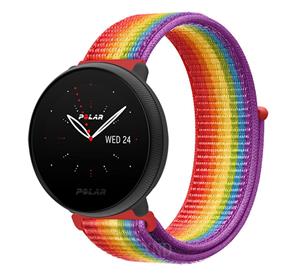 Strap-it Polar Ignite 3 nylon bandje (regenboog)