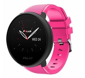 Strap-it Polar Ignite 3 siliconen bandje (knalroze)