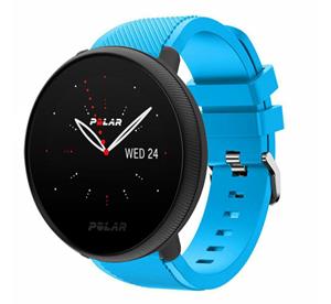 Strap-it Polar Ignite 3 siliconen bandje (lichtblauw)