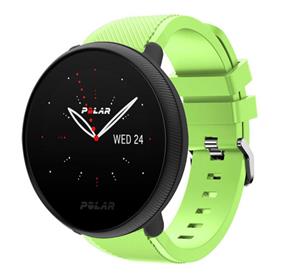 Strap-it Polar Ignite 3 siliconen bandje (lichtgroen)