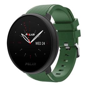 Strap-it Polar Ignite 3 siliconen bandje (donkergroen)