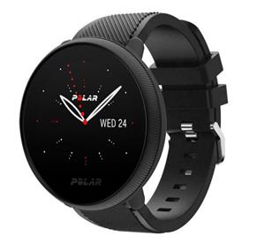 Strap-it Polar Ignite 3 siliconen bandje (zwart)