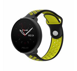 Strap-it Polar Ignite 3 sport band (zwart/geel)