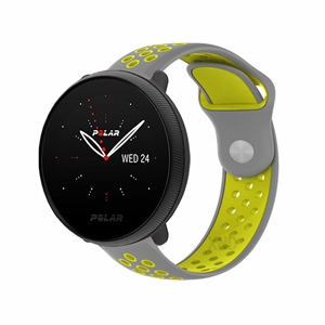 Strap-it Polar Ignite 3 sport band (grijs/geel)