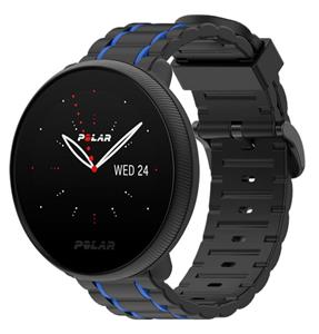 Strap-it Polar Ignite 3 sport gesp band (zwart/blauw)