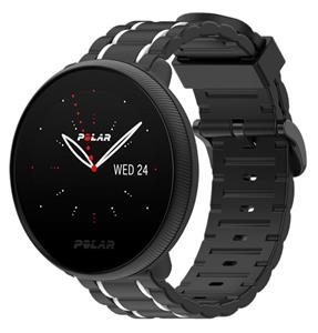 Strap-it Polar Ignite 3 sport gesp band (zwart/wit)
