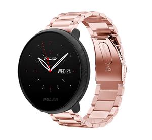 Strap-it Polar Ignite 3 stalen bandje (roze)