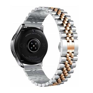 Strap-it Polar Ignite 3 jubilee stalen bandje (zilver/roségoud)