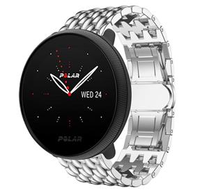 Strap-it Polar Ignite 3 stalen draak bandje (zilver)