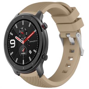Strap-it Xiaomi Amazfit GTR siliconen bandje (beige)