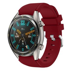 Strap-it Huawei Watch GT siliconen bandje (bordeaux)