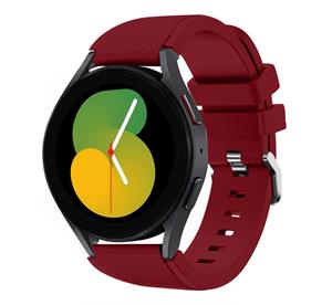 Strap-it Samsung Galaxy Watch 5 40mm siliconen bandje (bordeaux)