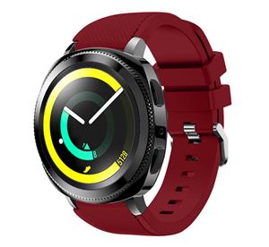 Strap-it Samsung Gear Sport siliconen bandje (bordeaux)