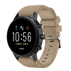 Strap-it Fossil Gen 5 siliconen bandje (beige)