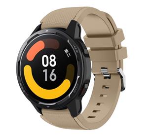 Strap-it Xiaomi Watch S1 siliconen bandje (beige)