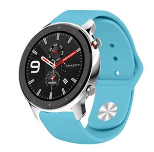 Strap-it Xiaomi Amazfit GTR sport bandje (lichtblauw)