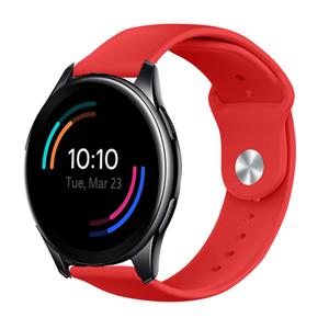 Strap-it OnePlus Watch sport bandje (rood)