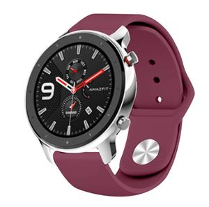 Strap-it Xiaomi Amazfit GTR sport bandje (bordeaux)