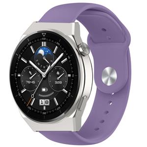 Strap-it Huawei Watch GT 3 Pro 46mm sport bandje (lichtpaars)