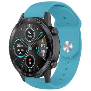 Strap-it Honor Magic Watch 2 sport bandje (lichtblauw)