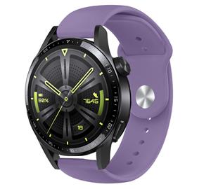 Strap-it Huawei Watch GT 3 46mm sport bandje (lichtpaars)