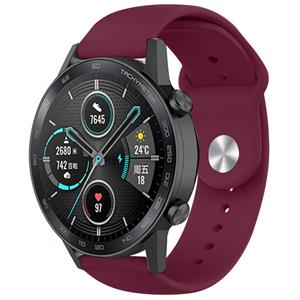 Strap-it Honor Magic Watch 2 sport bandje (bordeaux)