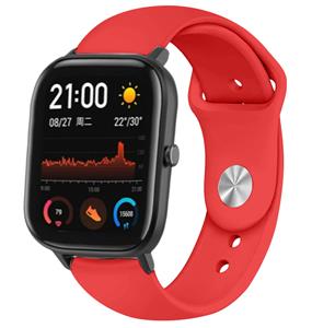 Strap-it Xiaomi Amazfit GTS sport bandje (rood)
