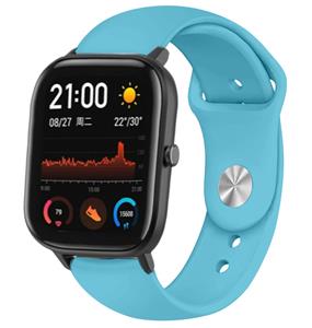 Strap-it Xiaomi Amazfit GTS sport bandje (lichtblauw)