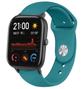 Strap-it Xiaomi Amazfit GTS sport bandje (groen-blauw)