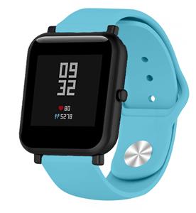 Strap-it Xiaomi Amazfit Bip sport bandje (lichtblauw)