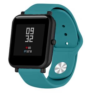 Strap-it Xiaomi Amazfit Bip sport bandje (groen-blauw)