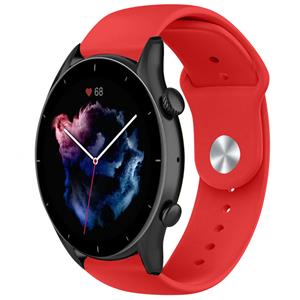 Strap-it Amazfit GTR 3 (Pro) sport bandje (rood)