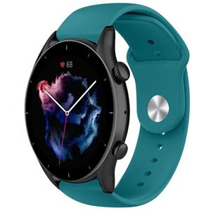 Strap-it Amazfit GTR 3 (Pro) sport bandje (groen-blauw)