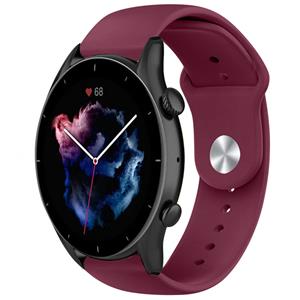 Strap-it Amazfit GTR 3 (Pro) sport bandje (bordeaux)