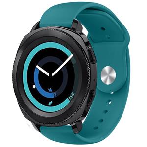 Strap-it Samsung Gear Sport sport bandje (groen-blauw)