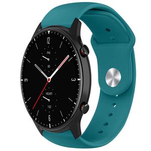 Strap-it Amazfit GTR 2 sport bandje (groen-blauw)