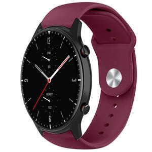 Strap-it Amazfit GTR 2 sport bandje (bordeaux)