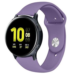 Strap-it Samsung Galaxy Watch Active sport bandje (lichtpaars)