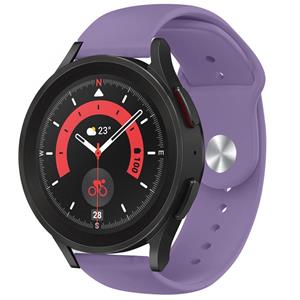 Strap-it Samsung Galaxy Watch 5 Pro sport bandje (lichtpaars)