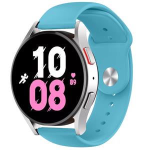 Strap-it Samsung Galaxy Watch 5 44mm sport bandje (lichtblauw)